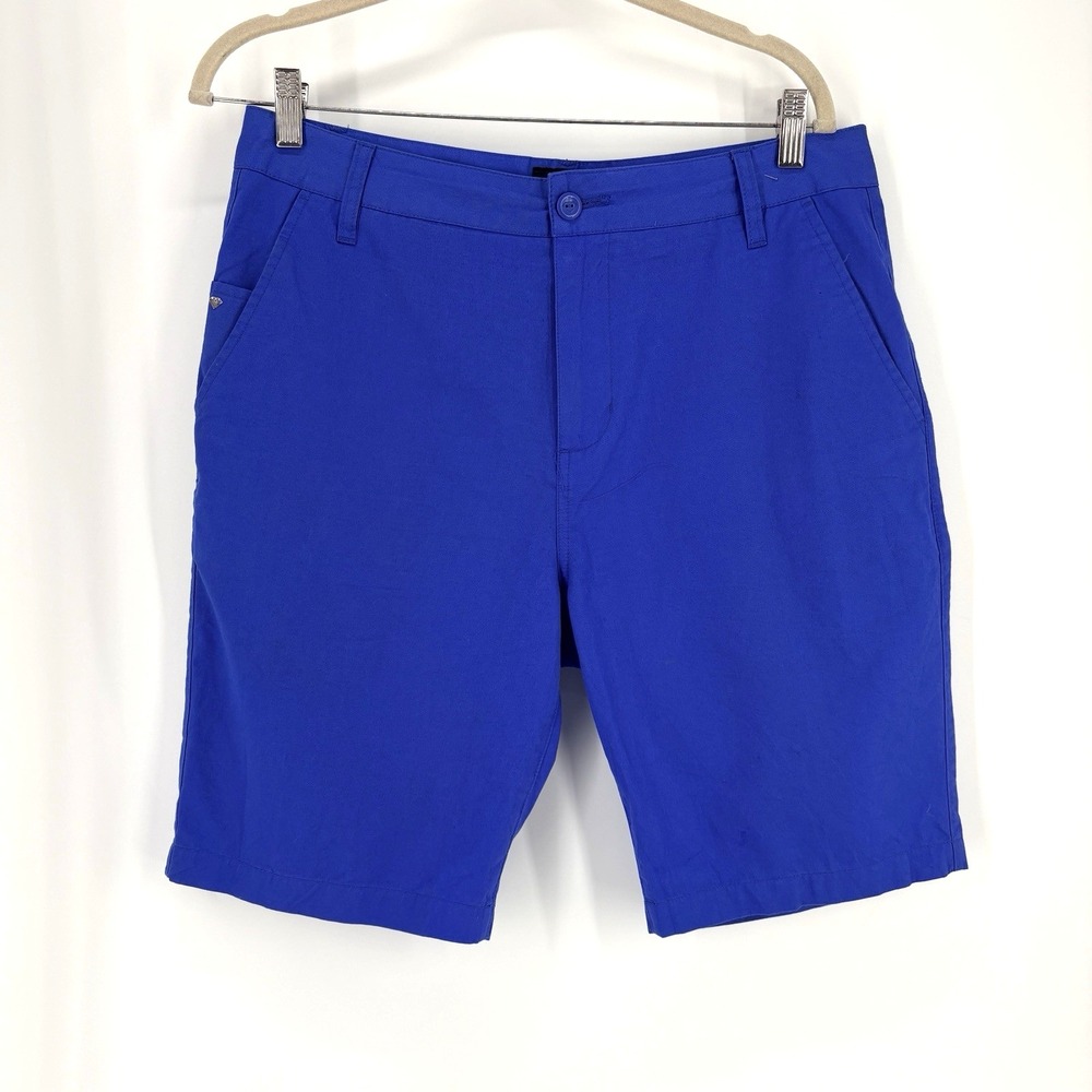 Diamond Supply Co Shorts Mens 32 Blue Bermuda Twill Chino
